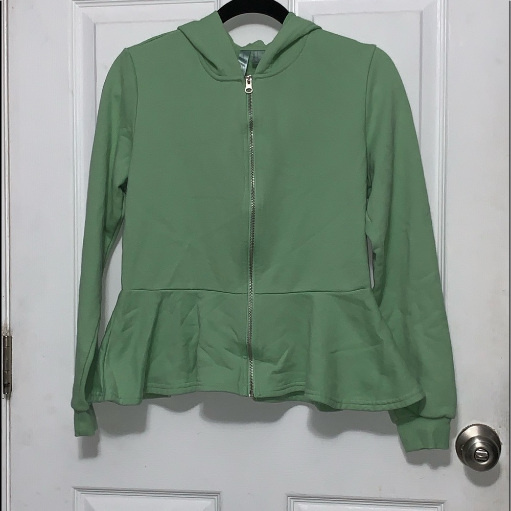 Peplum sweatshirt